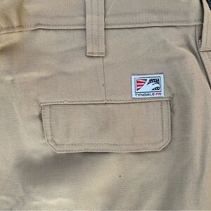 Tyndale FR Khaki cargo pants NWT ARC Rated Flame Resistant Work Pants 42 x 31